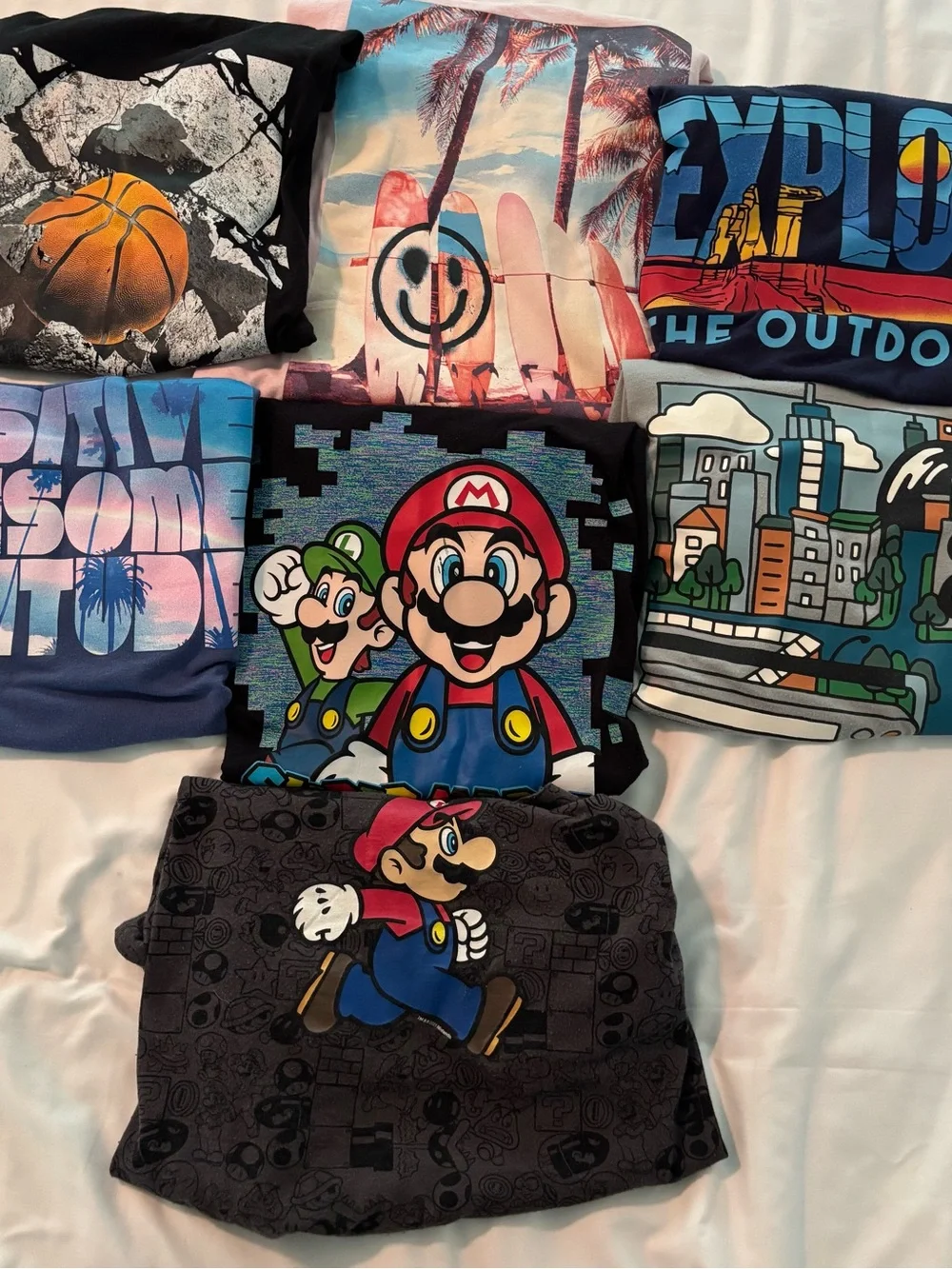 Old Navy Boys XL 14-16 Graphic T-Shirt Lot – 7 Tees